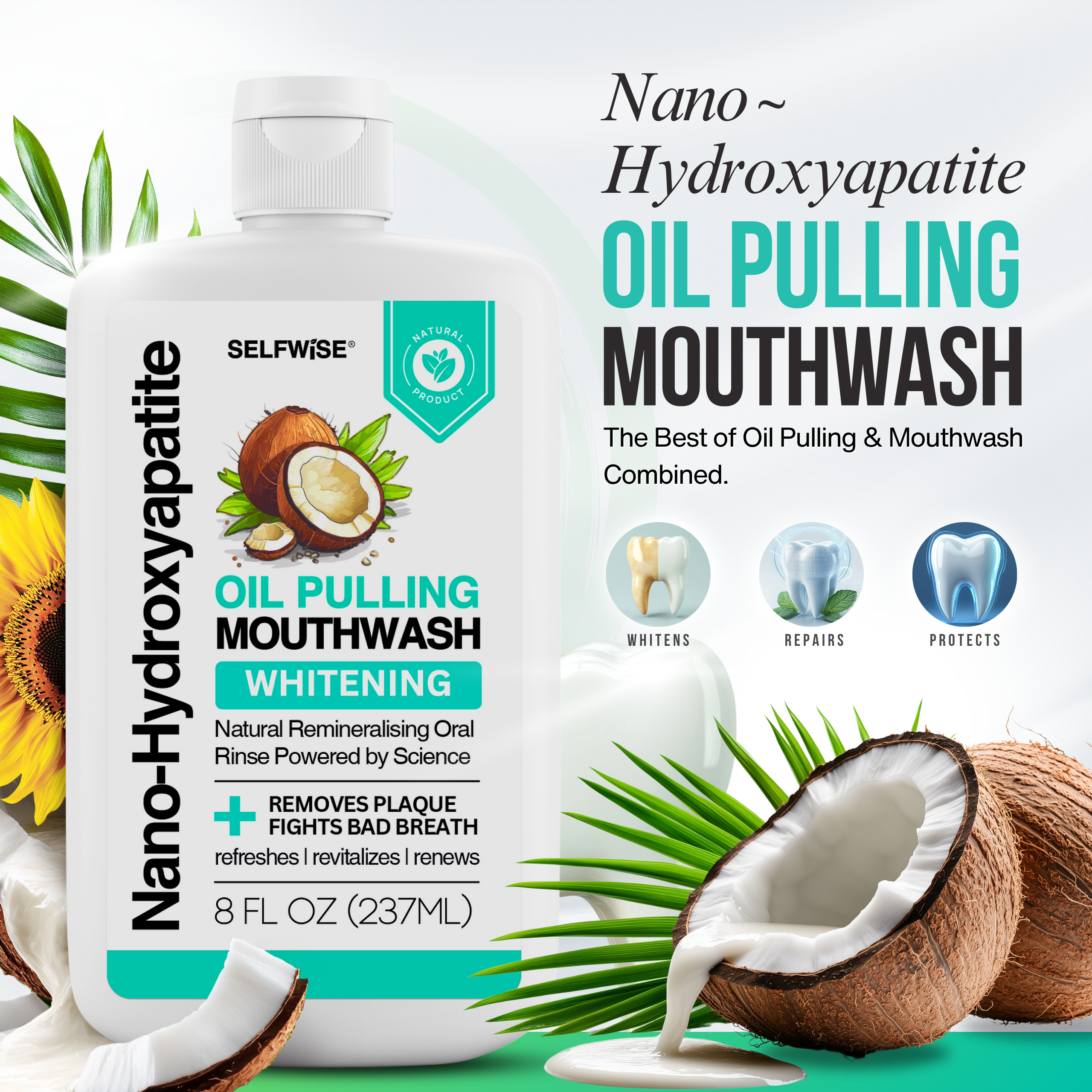 Nano Hydroxyapatite Oil Pulling Mouthwash