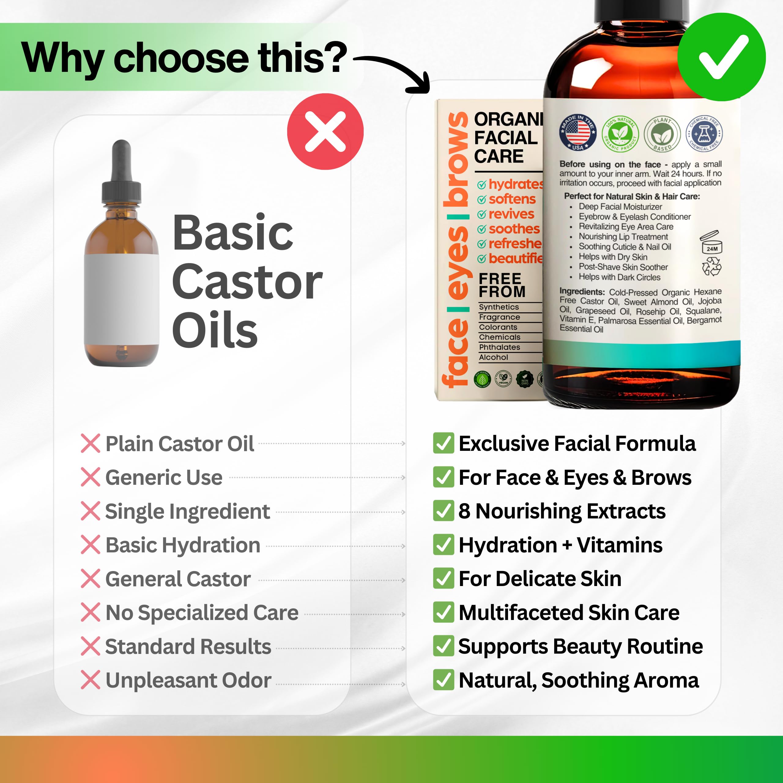 Organic Castor Oil Face Moisturizer