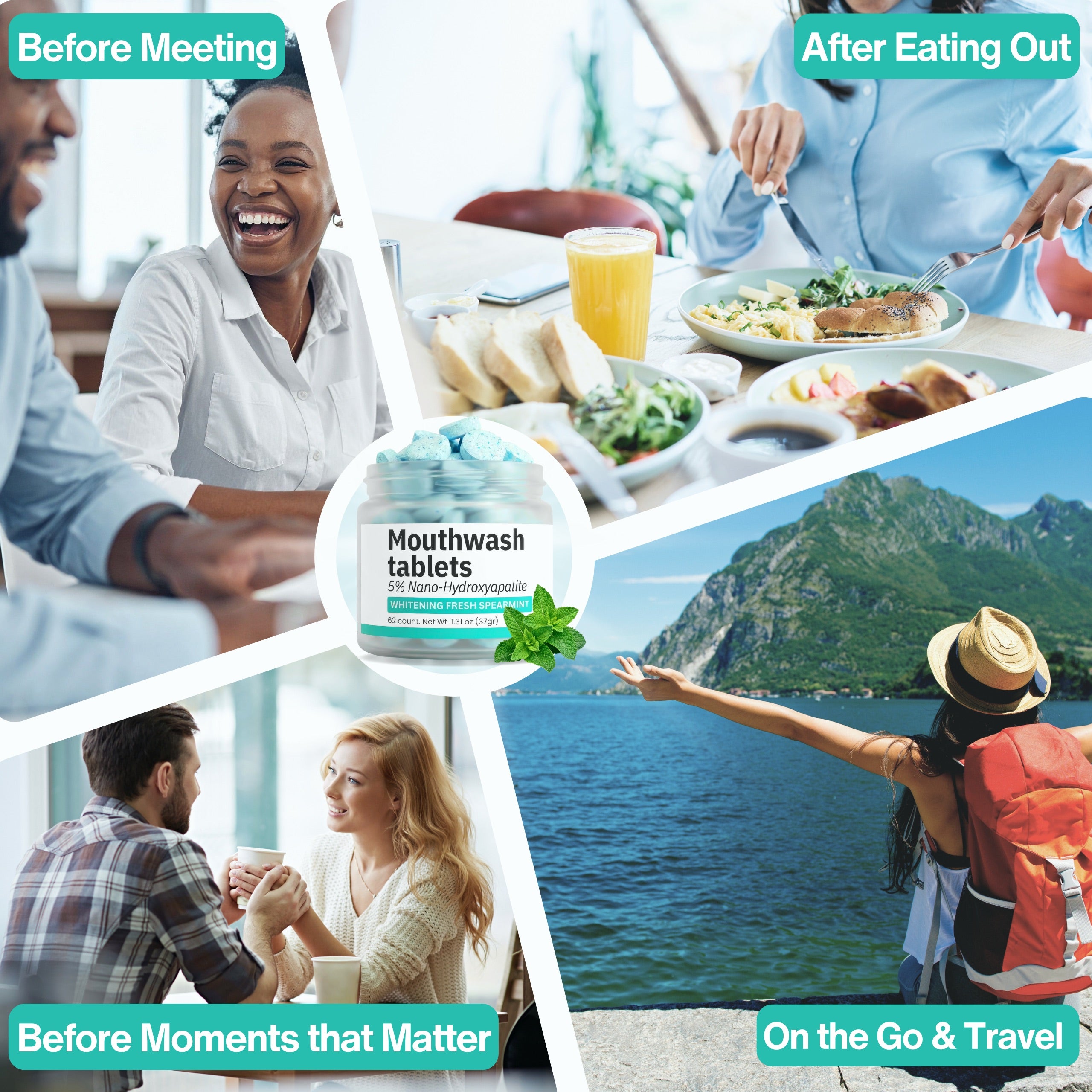 Nano Hydroxyapatite Mouthwash Tablets